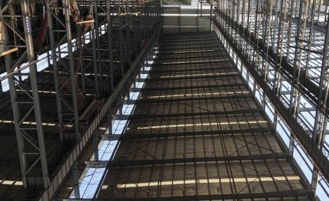 澳门加油站网架安装