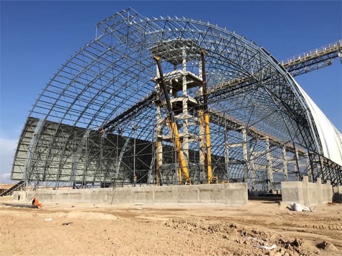 澳门仓库网架罩棚加工